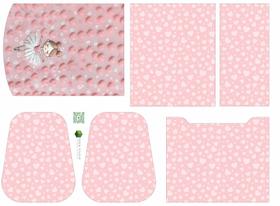 Painel Sintético Doll Lancheira Bailarina Rosa Painel Sintético Doll Lancheira Bailarina Rosa