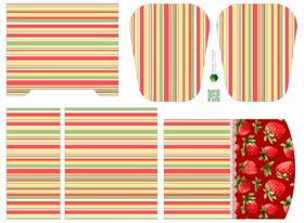 Painel Sintético Doll Lancheira Morango