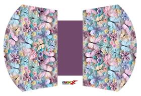 Painel Sintético Doll Necessarie Borboletas Tiffany e Rosa 3D