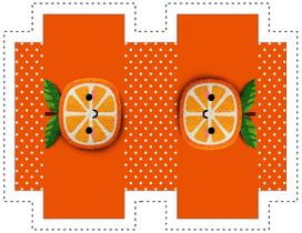 Painel Sintético Doll Necessarie Cute Fruit Laranja