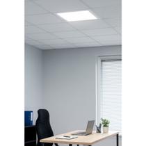Painel Slim 18w Plafon De Embutir 22x22cm Branco-frio 6500k Painel Slim 18w Plafon De Embutir 22x22cm Branco-frio 6500k
