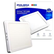 Painel Sobrepor LED 24W Quadrado 6500K Branco Frio - Philbra