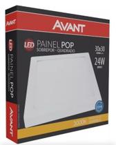 Painel Sobrepor Quadrado 24w 3000k - Avant