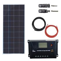 Painel Solar 150W Resun com controlador de carga PWM 10A - MINHA CASA SOLAR