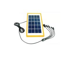 Painel solar 3w carregador portátil para telefones celulares e outros - generic