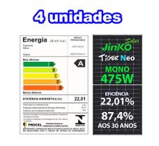 Painel Solar 475w 120 Cel. n Type Mono 22,01% Eficiencia - Jinko
