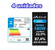 Painel Solar 580w Deep Blue 144 Bifacial 22,5% Eficiencia