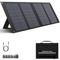 Painel Solar Apowking 40W Dobrável com Carregador USB Tipo C Painel Solar Apowking 40W Dobrável com Carregador USB Tipo C