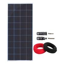 Painel Solar Monocristalino 150w Conector Mc4 Cabos - MINHA CASA SOLAR