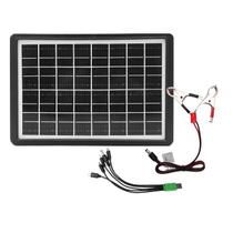Painel solar para carregamento portatil multifuncional com conector usb