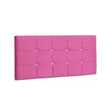 Painel Solteiro Strass Jordania 100 CM material sintético Pink - D A Decor