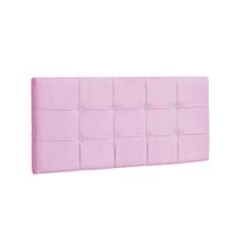 Painel Solteiro Strass Jordania 100 CM material sintético Rosa - D A Decor