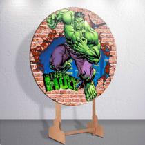 Painel Sublimado Capa Heroi Verde Forte Decoração Festa Estampa Infantil Redondo Mini ou Grande Painel Sublimado Capa Heroi Verde Forte Decoração Festa Estampa Infantil Redondo Mini ou Grande