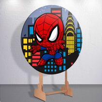 Painel Sublimado Capas Heroi Cute Menino Aranha Decoração Festa Estampa Infantil Redondo Mini Grande Painel Sublimado Capas Heroi Cute Menino Aranha Decoração Festa Estampa Infantil Redondo Mini Grande