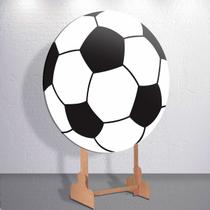 Painel Sublimado Capas Times Futebol Decoração Festa Estampa Infantil Redondo Mini ou Grande