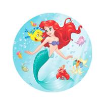Painel Sublimado em Tecido Festa Ariel Decora Pequena Sereia Painel Sublimado em Tecido Festa Ariel Decora Pequena Sereia