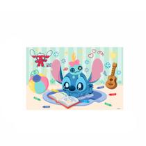 Painel Sublimado Festa Stitch baby Decoração Anive 85x55cm Painel Sublimado Festa Stitch baby Decoração Anive 85x55cm