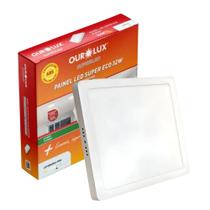 Painel Superled Sobrepor Quadrado 32W Luz Branco Frio 6500K Bivolt Painel Superled Sobrepor Quadrado 32W Luz Branco Frio 6500K Bivolt