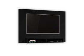 Painel Suspenso 1,37m ATTAN Para TV Até 55'' Polegadas com 2 Nichos Porta Objetos Cor Preto