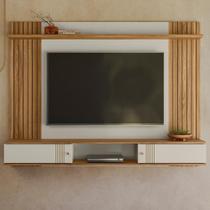 Painel Suspenso 180 Cm 2 Portas Den 8700 Off White Nature Plla Painel Suspenso 180 Cm 2 Portas Den 8700 Off White Nature Plla