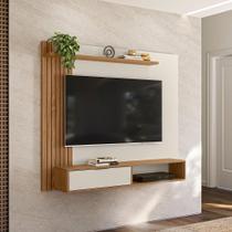 Painel Suspenso Berlim Para Tvs de até 65 Polegadas Nature Branco Off White - Peternella Painel Suspenso Berlim Para Tvs de até 65 Polegadas Nature Branco Off White - Peternella