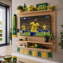 Painel Suspenso Brasil Copa do Mundo para TV Até 40 Polegadas MDP 12mm Movelove Campeão de Vendas