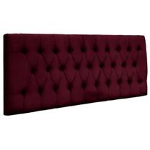 Painel Suspenso Cabeceira Dubai 1 Metro Para Cama Solteiro Suede Marsala - Aurora Line