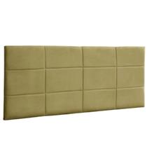 Painel Suspenso Cabeceira Luna 1,20m Para Cama Viúva Solteirão Suede Amarelo - Aurora Line