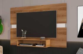 Painél Suspenso Eccos para TV 50 Polegadas com Nicho e Regua central Vesátil. Painél Suspenso Eccos para TV 50 Polegadas com Nicho e Regua central Vesátil.