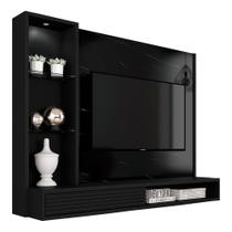 Painel Suspenso Georgia 1,80 Para Tv 50" Car.pre/pr- Móveis Arapongas - A Móveis Arapongas