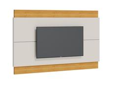 Painel Suspenso Home Aéreo Estante Embutido de Parede Sala De Estar Smart Tv 60 Polegadas Classic 1.80m Imcal Offwhite/Nature Painel Suspenso Home Aéreo Estante Embutido de Parede Sala De Estar Smart Tv 60 Polegadas Classic 1.80m Imcal Offwhite/Nature