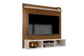 Painel Suspenso Home TV Até 50 Polegadas Ripado 3D Everest