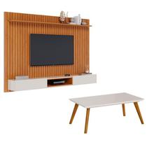 Painel Suspenso Loft 2.2 com mesa de Centro Classic Nature Off White - Imcal