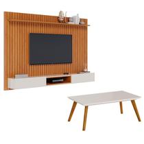 Painel Suspenso Loft 2.2 com mesa de Centro Classic Nature Off White - Imcal