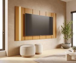 Painel Suspenso Moderno para TV 75 Polegadas com Led 236cm Maggiore Colibri Painel Suspenso Moderno para TV 75 Polegadas com Led 236cm Maggiore Colibri