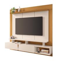 Painel Suspenso Moderno Sala Estar TV Até 60 Polegadas 2 Portas Basculantes Zenith