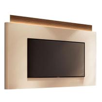 Painel Suspenso Nobre Castanho Off White - Hb Móveis Painel Suspenso Nobre Castanho Off White - Hb Móveis