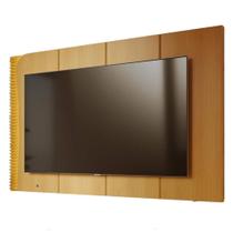 Painel Suspenso para Tv 65 Amalfi 216,8cm Mdp com Led Amadeirado Colibri Móveis Painel Suspenso para Tv 65 Amalfi 216,8cm Mdp com Led Amadeirado Colibri Móveis
