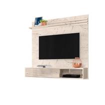 Painel Suspenso Para TV até 55 Polegadas Frizz Sublime Cor Calacata e Off White - Madetec