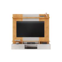 Painel Suspenso Ripado Decorativo Para Tv Até 65 Pol. Bali/cedro - Móveis Leartam