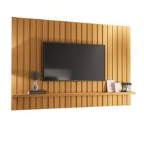 Painel Suspenso Ripado Sala Estar Quarto Escritório TV Até 70 Polegadas 1 Prateleira Link 2.0