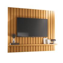 Painel Suspenso Ripado Sala Estar TV Até 60 Polegadas 1 Prateleira Link 1.6 Painel Suspenso Ripado Sala Estar TV Até 60 Polegadas 1 Prateleira Link 1.6