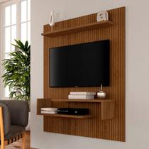 Painel Suspenso Sonora Tv 55" Freijó/freijó Ripado - Móveis Arapongas