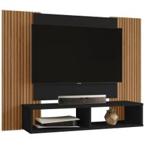 Painel Suspenso TV 48 Polegadas 120 Cm Navi Bechara Preto Fosco Ripado Painel Suspenso TV 48 Polegadas 120 Cm Navi Bechara Preto Fosco Ripado