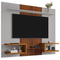 Painel Suspenso TV 55 Polegadas 163 Cm Atlas Bechara Off White Naturalle Painel Suspenso TV 55 Polegadas 163 Cm Atlas Bechara Off White Naturalle