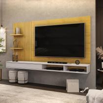 Painel Suspenso Tv 60 Pol 190 Cm Bento Cedro Bali Dj Móveis Cedro Bali