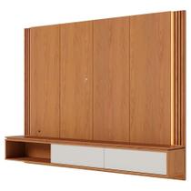Painel Suspenso TV 75 Polegadas 217 Cm Loa Colibri Freijo Off White Matte Painel Suspenso TV 75 Polegadas 217 Cm Loa Colibri Freijo Off White Matte