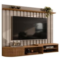 Painel Suspenso TV 75 Polegadas Ímola Fendi Naturale Madetec