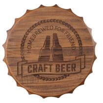 Painel Tampa Beer Rustic Brown 61cm - 64959 Painel Tampa Beer Rustic Brown 61cm - 64959