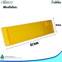 PAINEL TESTEIRA FRICON 18,8x67,1cm MOD. SEM FURO TS345 AMARELO